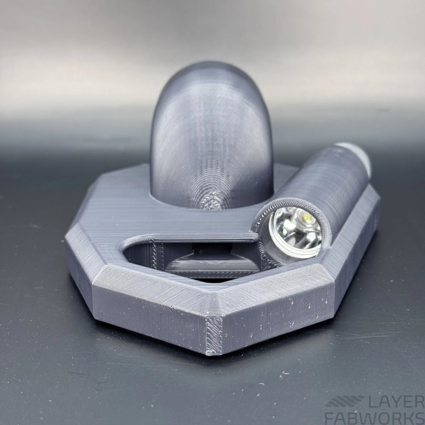 Dust Collector for Drilling With Built-In Light | Shop / Wet/Dry Vacuum Accessory Layer FabWorks