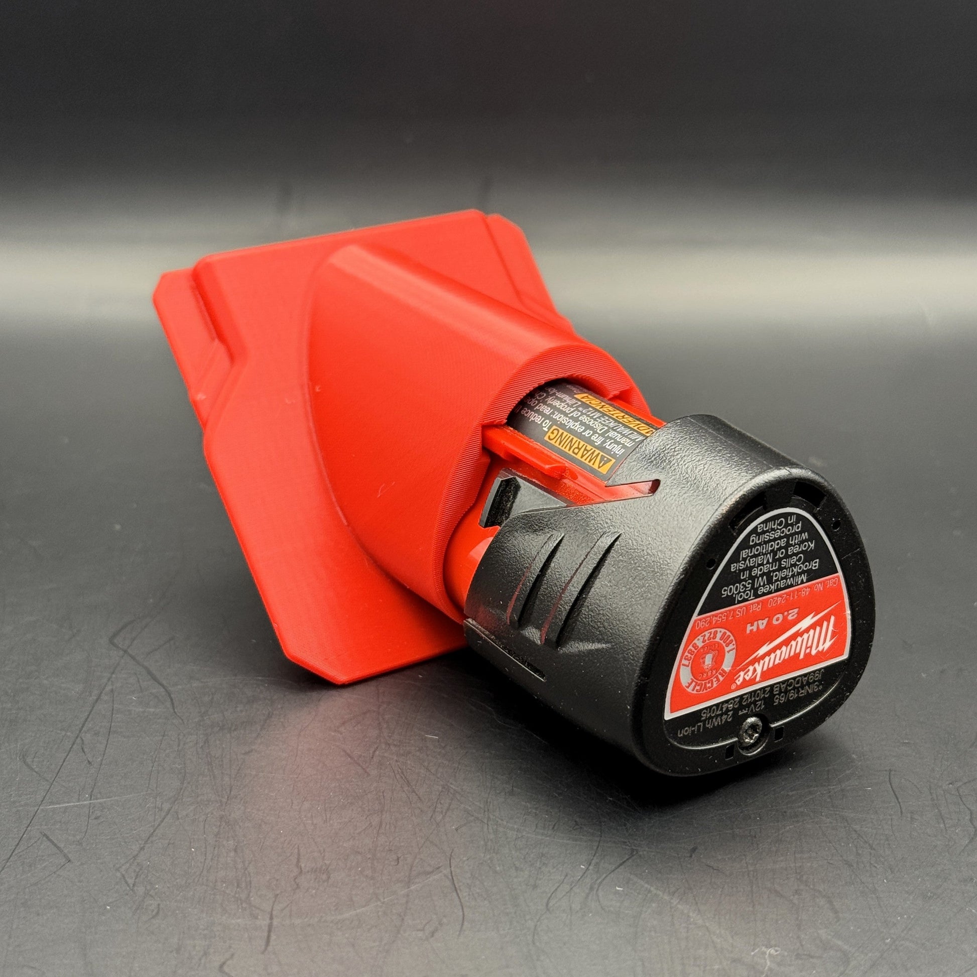 Milwaukee M12 Packout Battery Mount | 45 deg. Angled Layer FabWorks