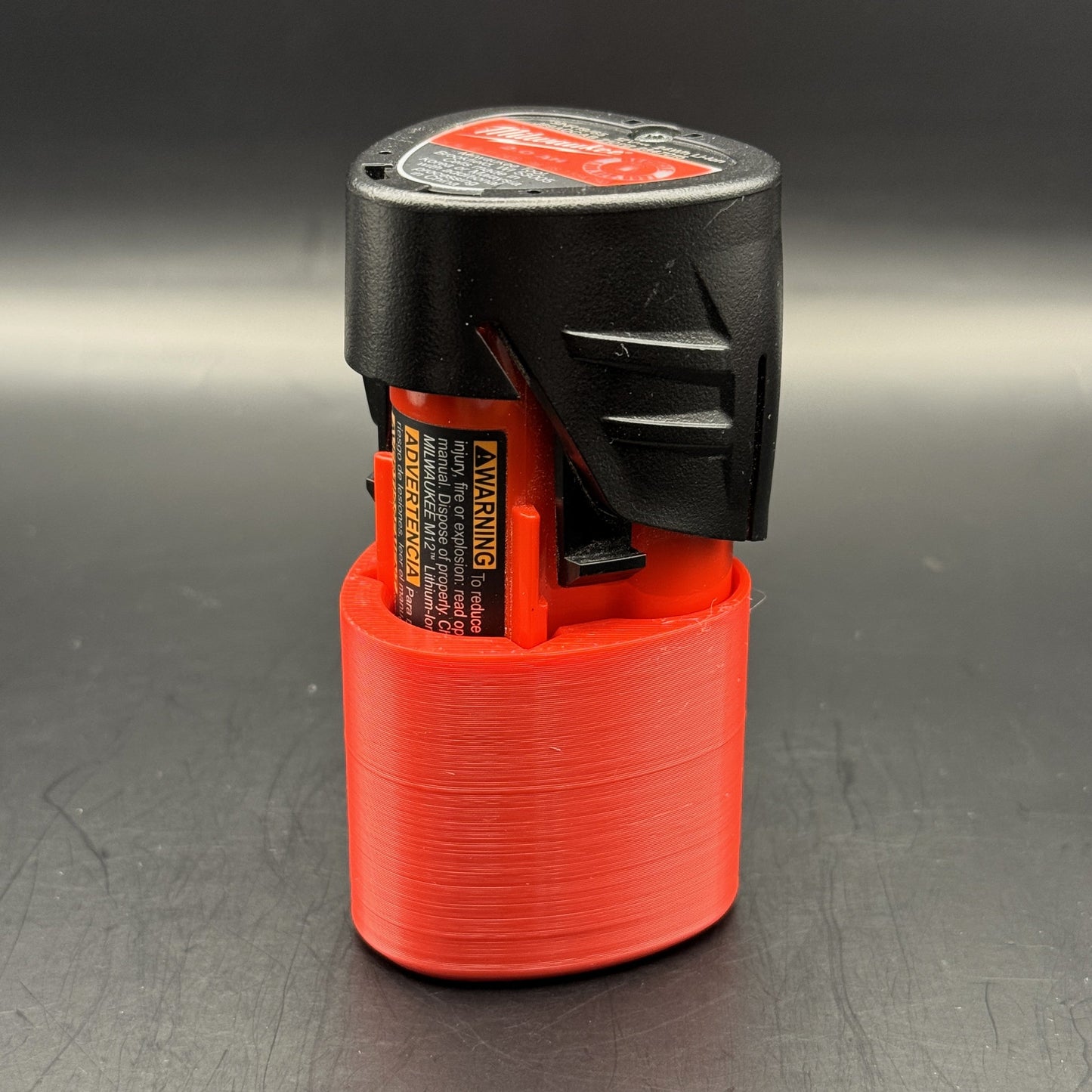 Milwaukee M12 Battery Holder Wall Mount Layer FabWorks