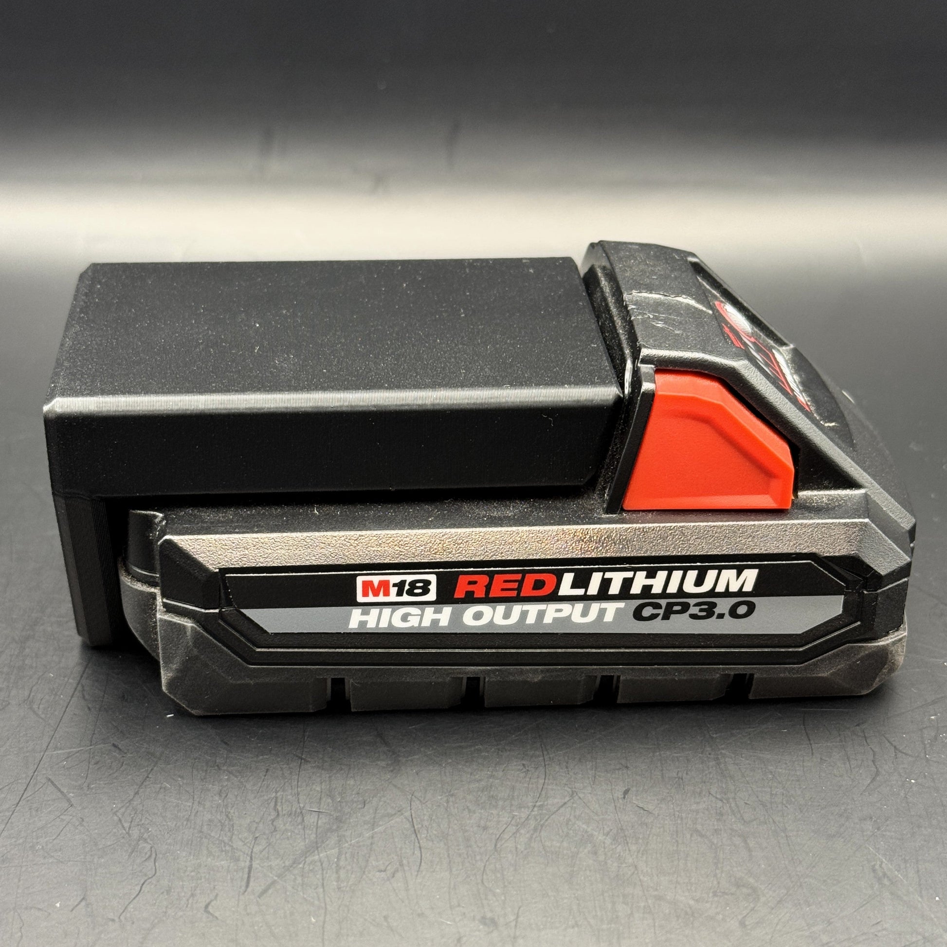 Milwaukee M18 Battery Mount | Horizontal Wall Holder Layer FabWorks
