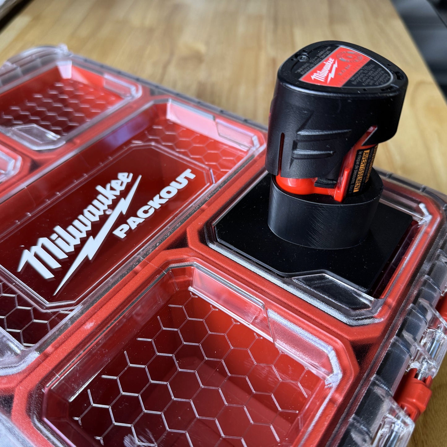 Milwaukee M12 Battery Packout Mount Layer FabWorks