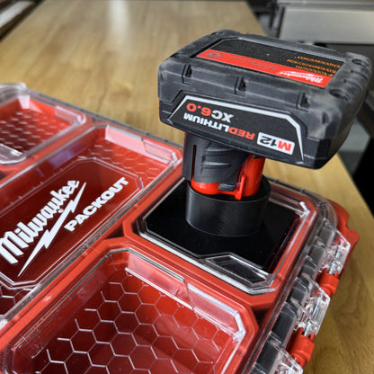 Milwaukee M12 Battery Packout Mount Layer FabWorks