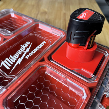 Milwaukee M12 Battery Packout Mount Layer FabWorks
