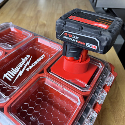 Milwaukee M12 Battery Packout Mount Layer FabWorks